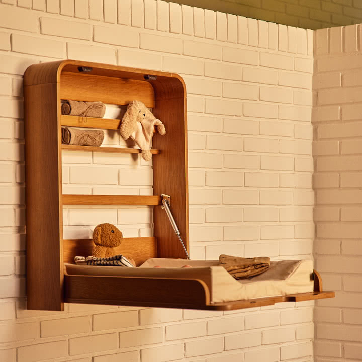 Flexa - Nova winding unit for wall mounting, oak