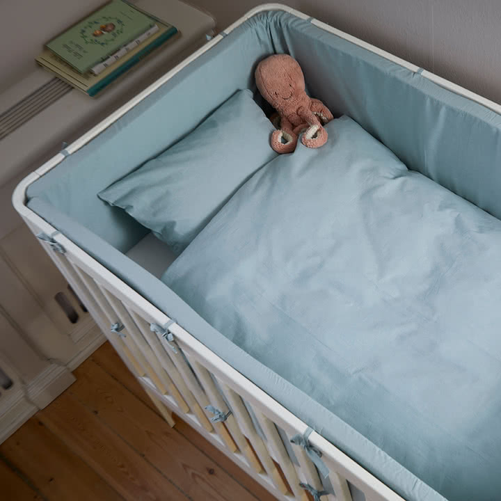 Flexa - Dawn bed surround, H 30 cm x L 372 cm, arona blue
