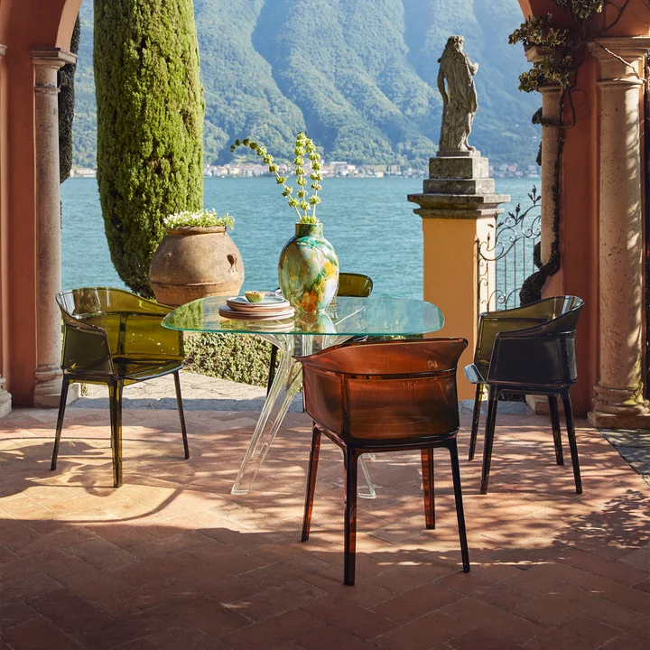 Kartell - Papyros armchair, amber