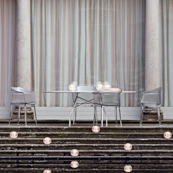 Kartell - Papyros armchair, crystal clear