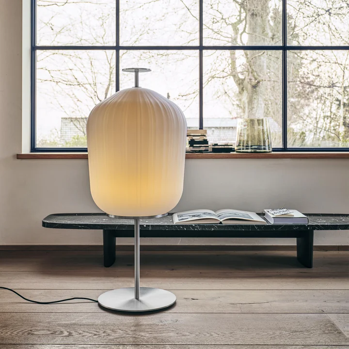 ClassiCon - Matéria coffee table, long, 170 x 39 cm, Nero Marquina marble / black