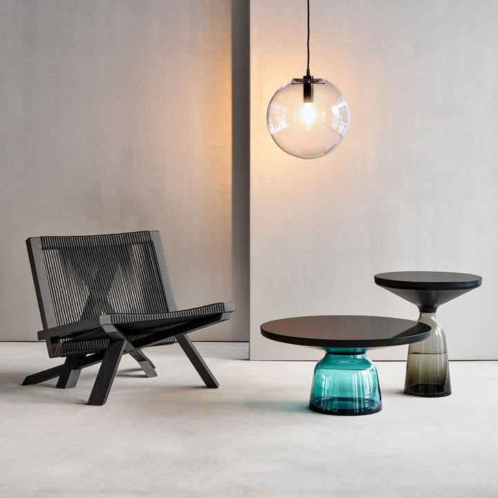 ClassiCon - Volkshaus Lounge Chair, black stained oak / black