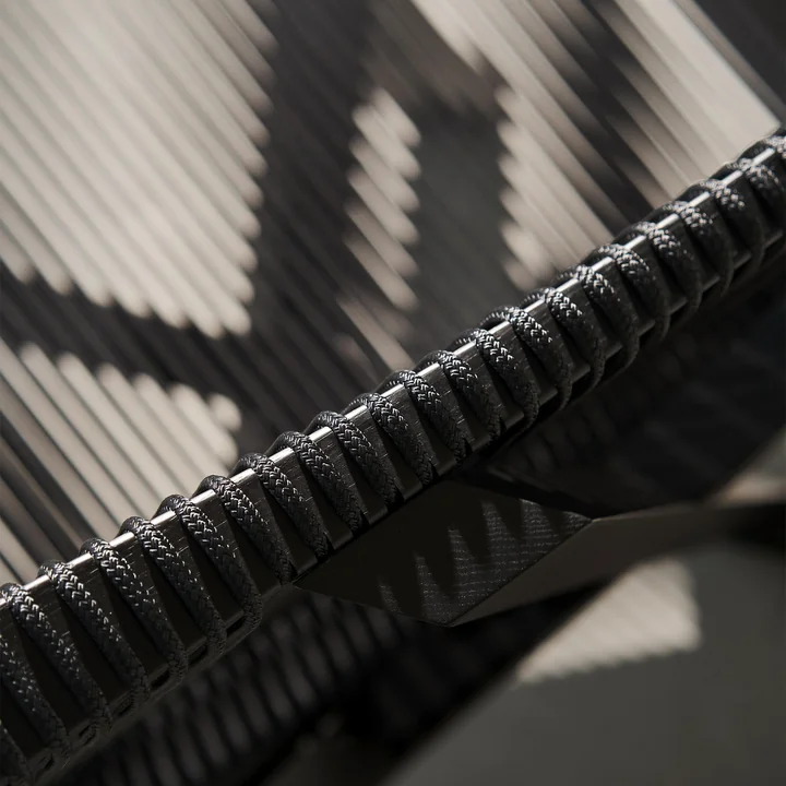 ClassiCon - Volkshaus Lounge Chair, black stained oak / black