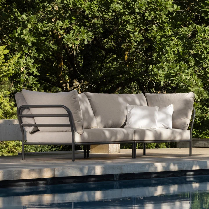 HOUE - Level 2 Lounge set 4, dark gray / ash