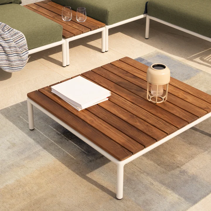 HOUE - LEVEL - LEVEL 2 Coffee table, 81 x 81 cm, muted white