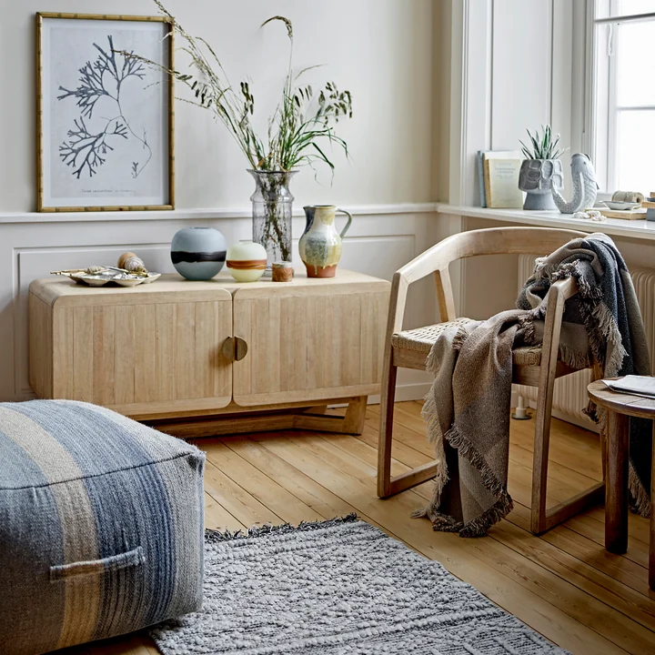 Bloomingville - Serrone chair and sideboard, natural