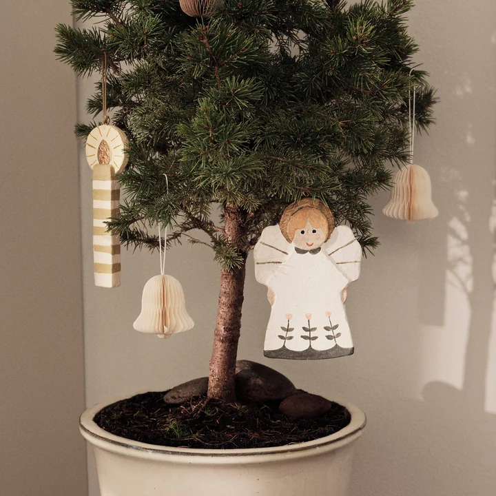 Broste Copenhagen - Fairy Tale Christmas tree decoration Angel, multi color