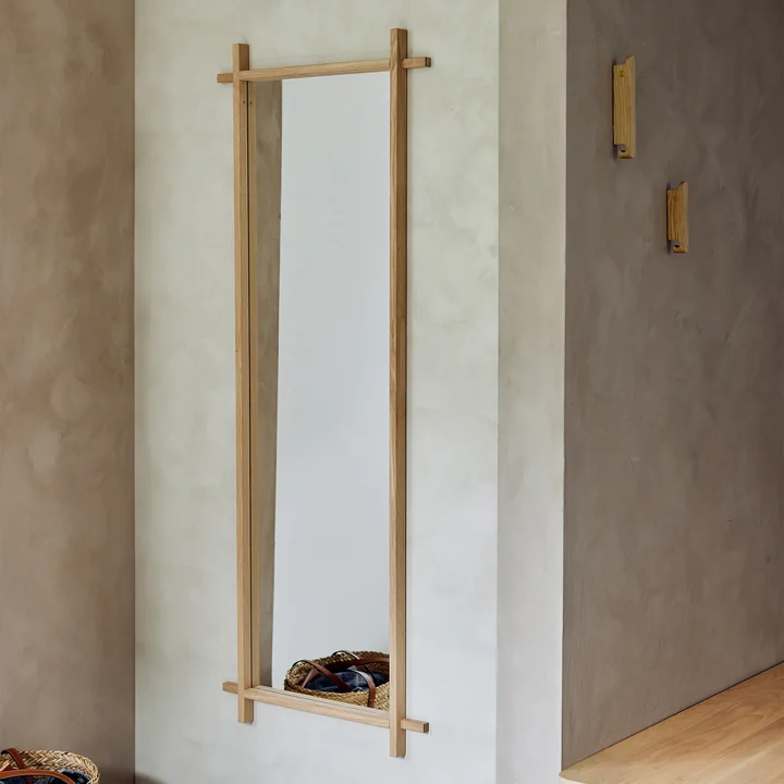 Andersen Furniture - Collect wall mirror, large, 60 x 160 cm, oak