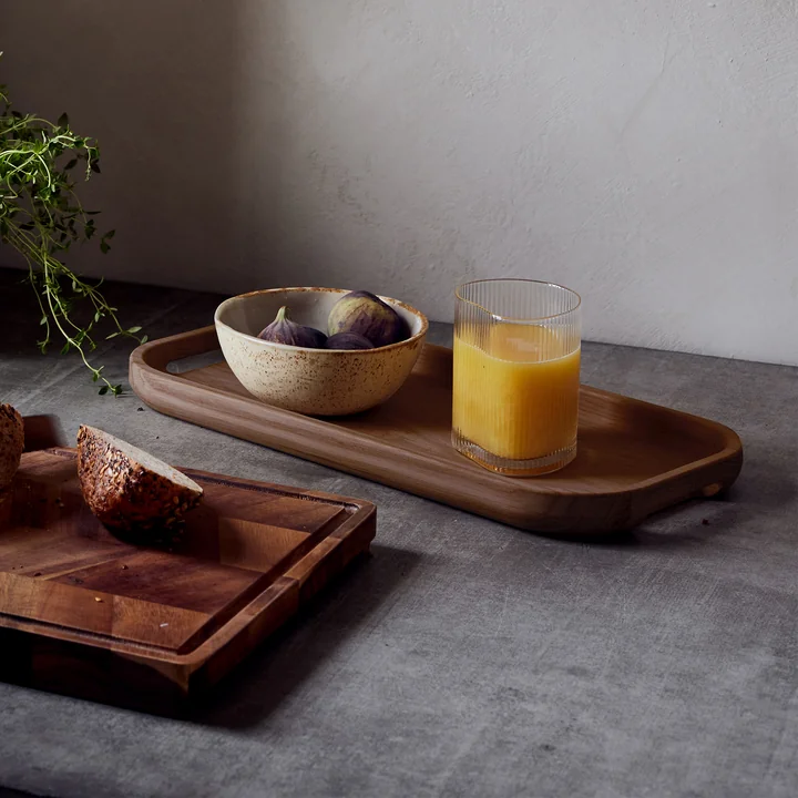 Andersen Furniture - Flection tray, large, 40 x 20 cm, dark stained ash