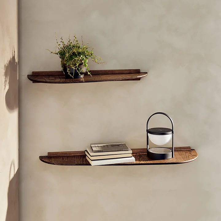 Andersen Furniture - Wall shelf, smoked ash / oiled /59 x 25 cm