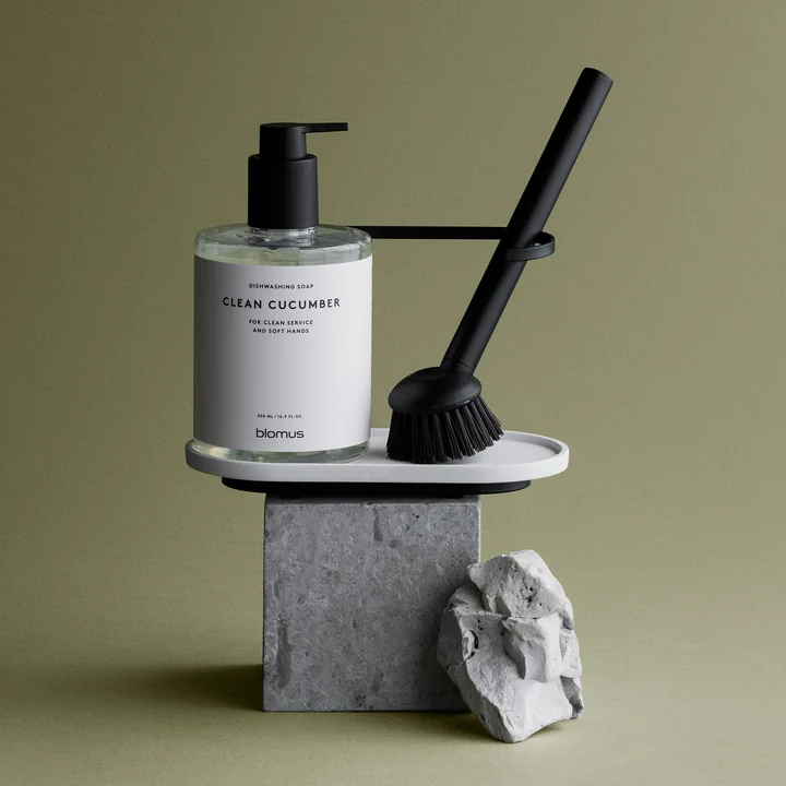 Blomus - Dhuva Dishwasher organizer with dishwashing brush, lily white