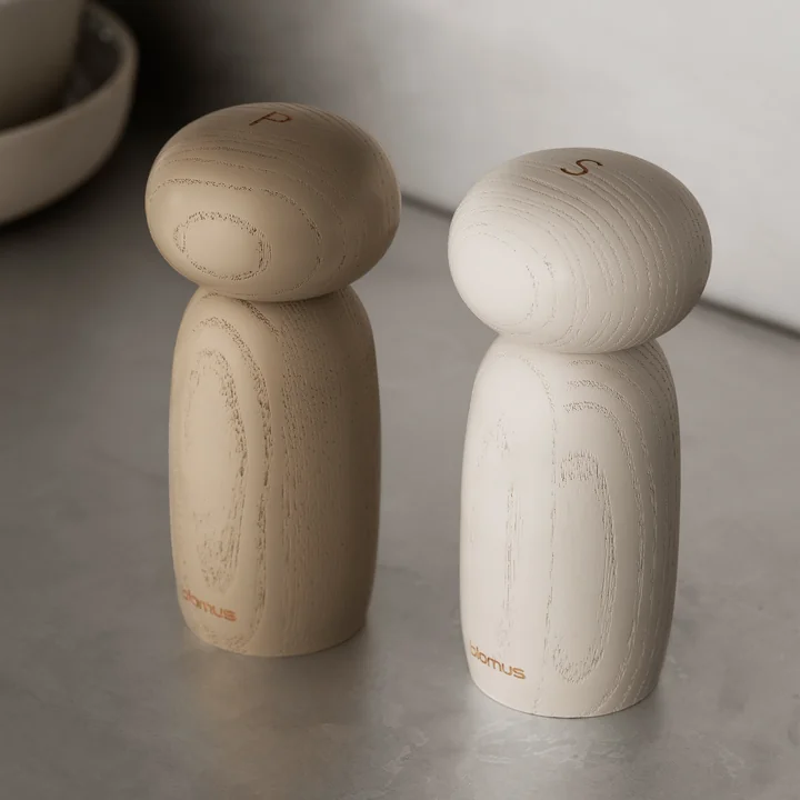 Blomus - Moli Salt and pepper mill, moonbeam / nomad (set of 2)