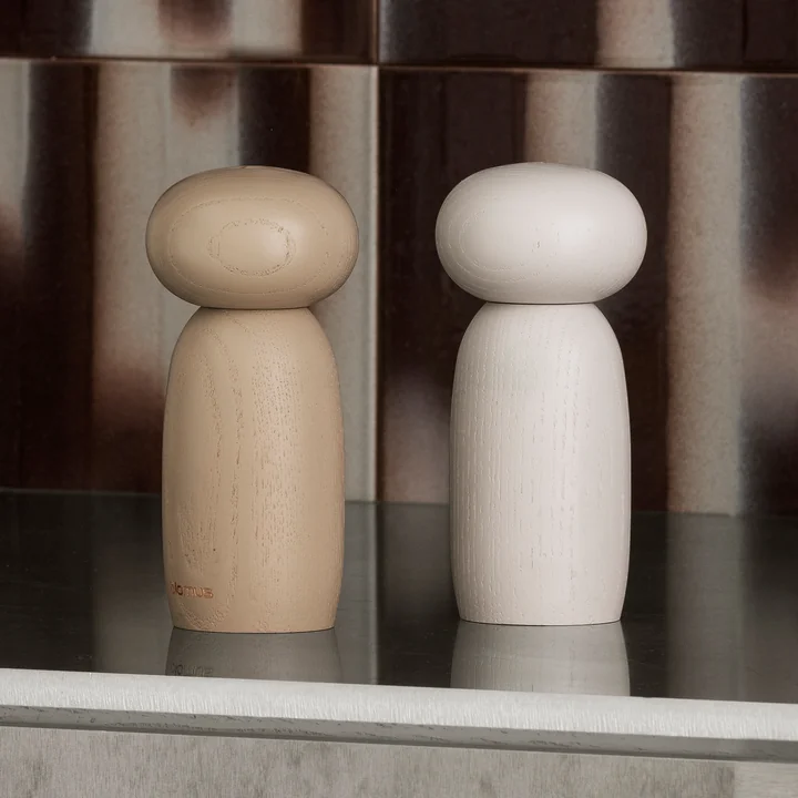 Blomus - Moli Salt and pepper mill, moonbeam / nomad (set of 2)