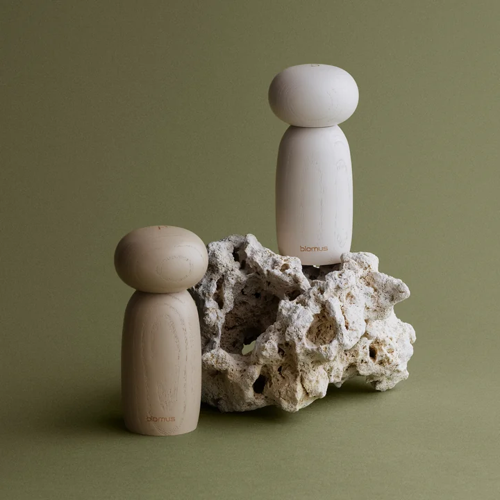 Blomus - Moli Salt and pepper mill, moonbeam / nomad (set of 2)