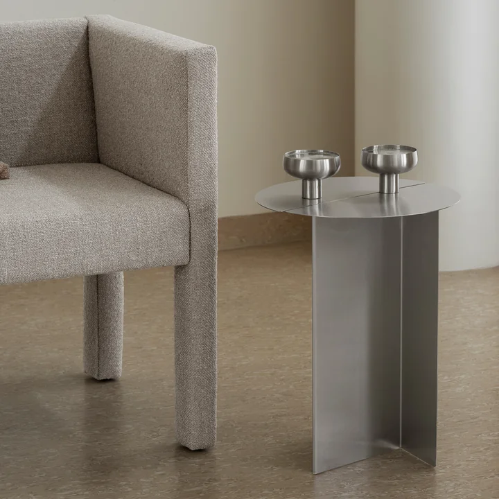 Blomus - Oru Side table S, stainless steel matt
