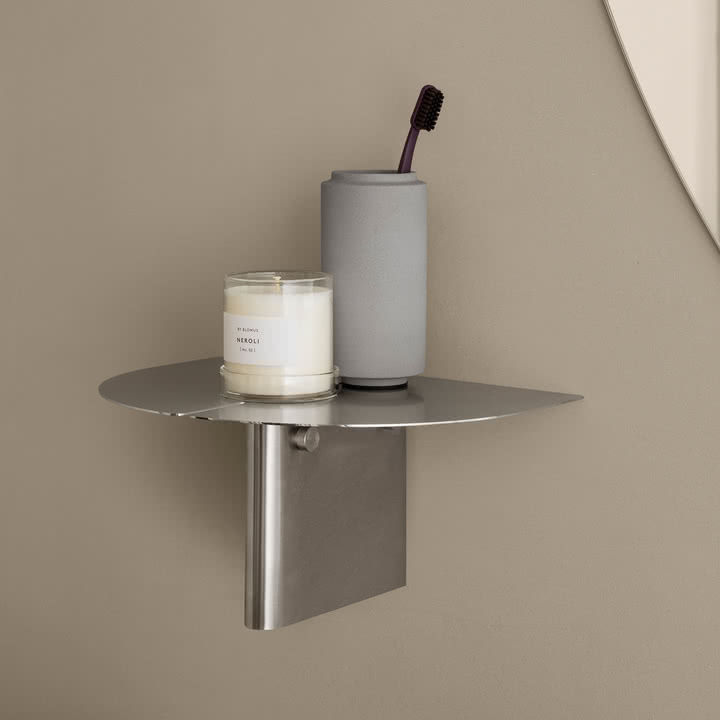 Blomus - Oru wall shelf S, stainless steel matt