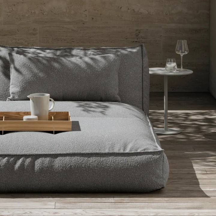 Blomus - Stay Garden side table, H 45 cm Ø 40 cm, silk gray