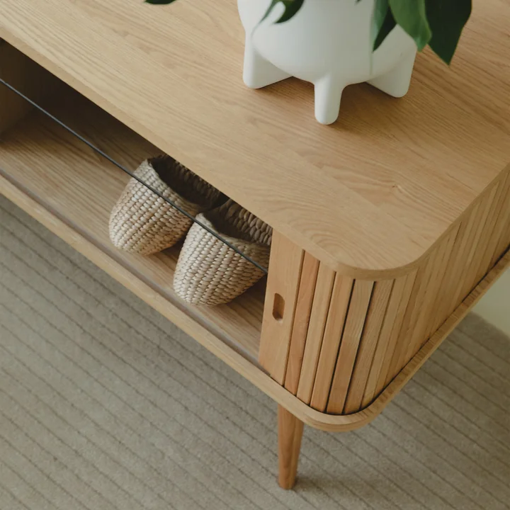 Zuiver - Barbier Sideboard with sliding doors, ash