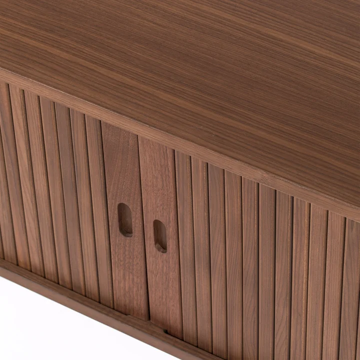 Zuiver - Barbier Sideboard with sliding doors, walnut