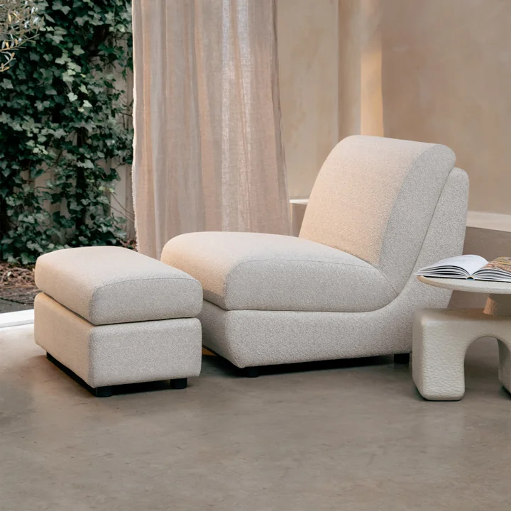 Zuiver - Mississippi Outdoor stool and lounge chair, beige