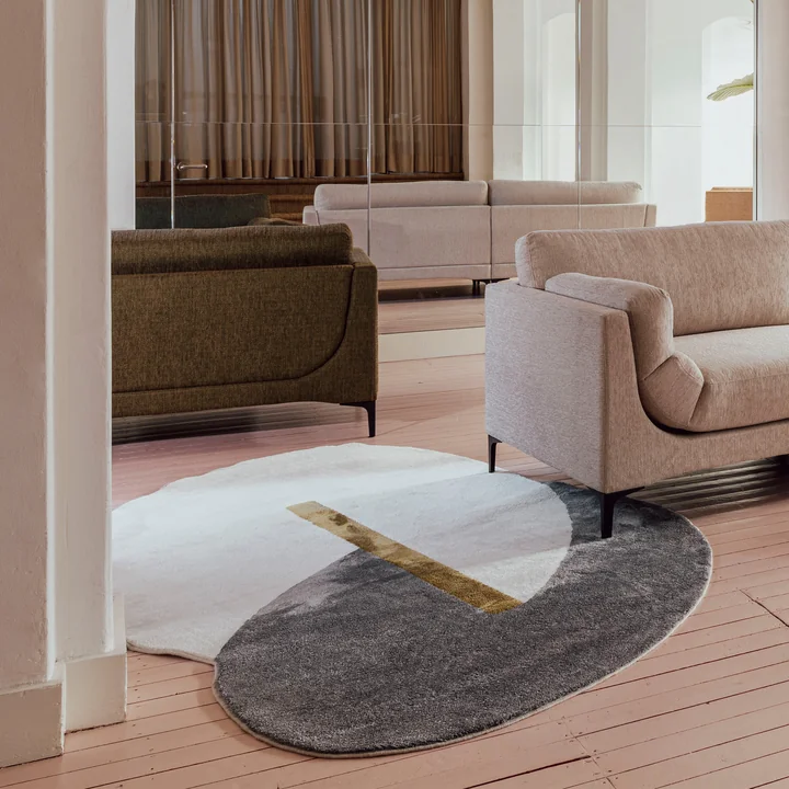 Zuiver - Phila Carpet, 160 x 257 cm, blue