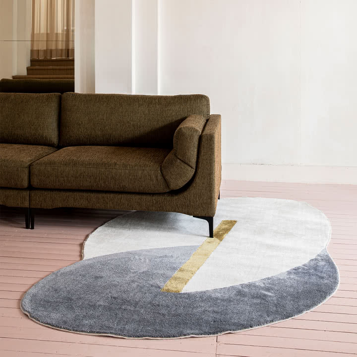 Zuiver - Phila Carpet, 160 x 257 cm, blue