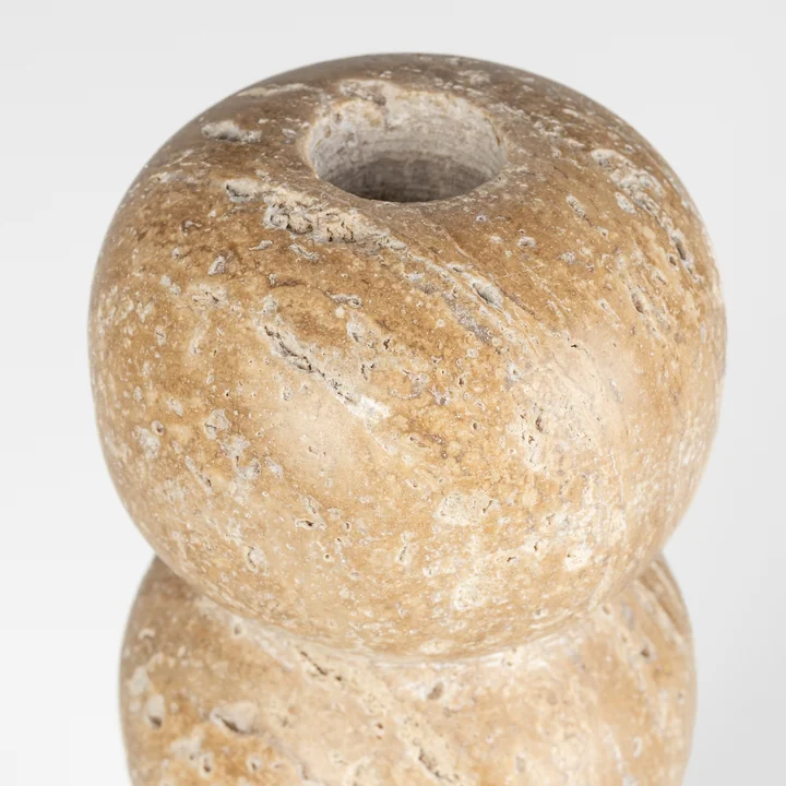 Zuiver - Rome Candlestick, travertine