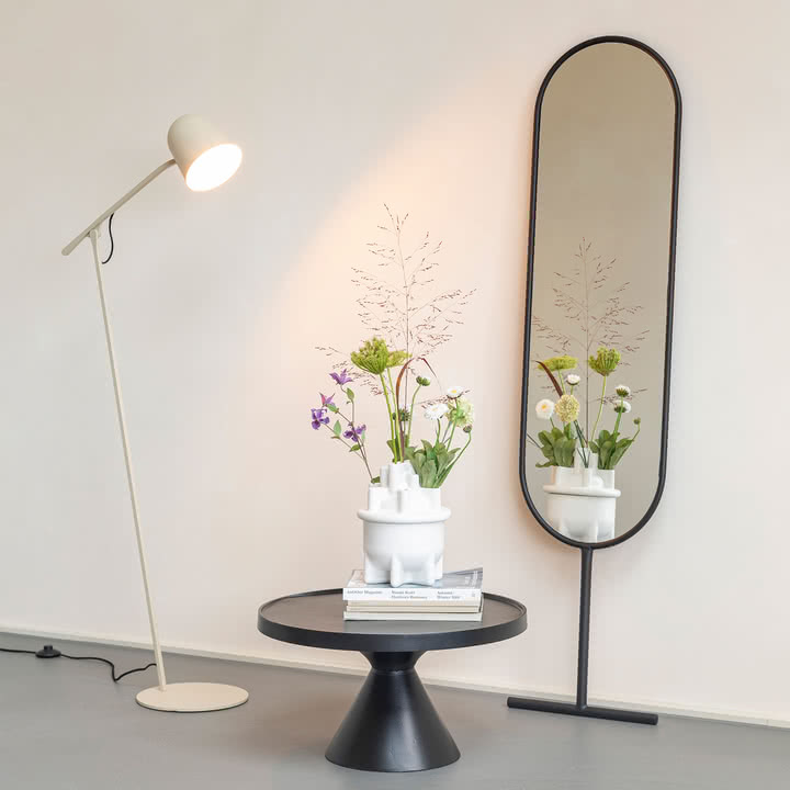 Zuiver - Tess Oval standing mirror, black
