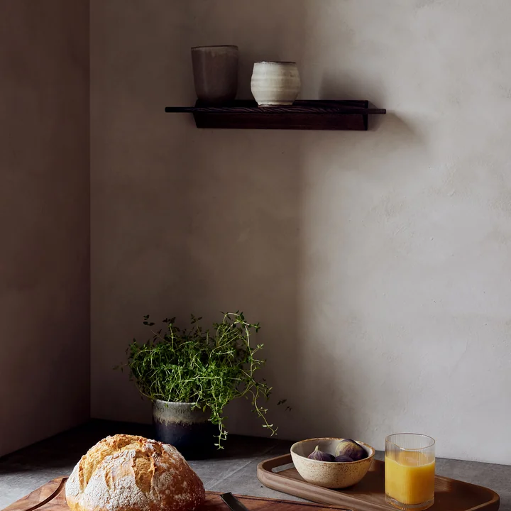 Wall shelf, smoked ash from Andersen Furniture