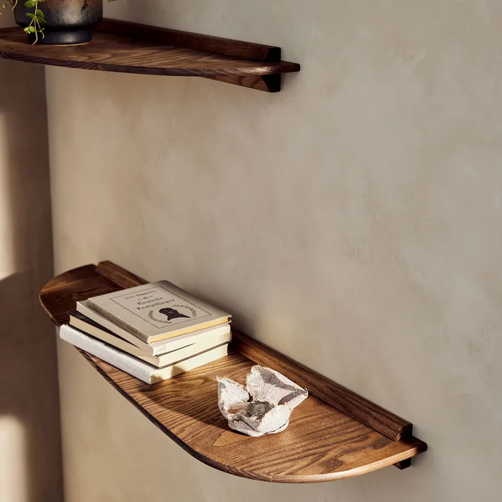 Wall shelf, smoked ash from Andersen Furniture