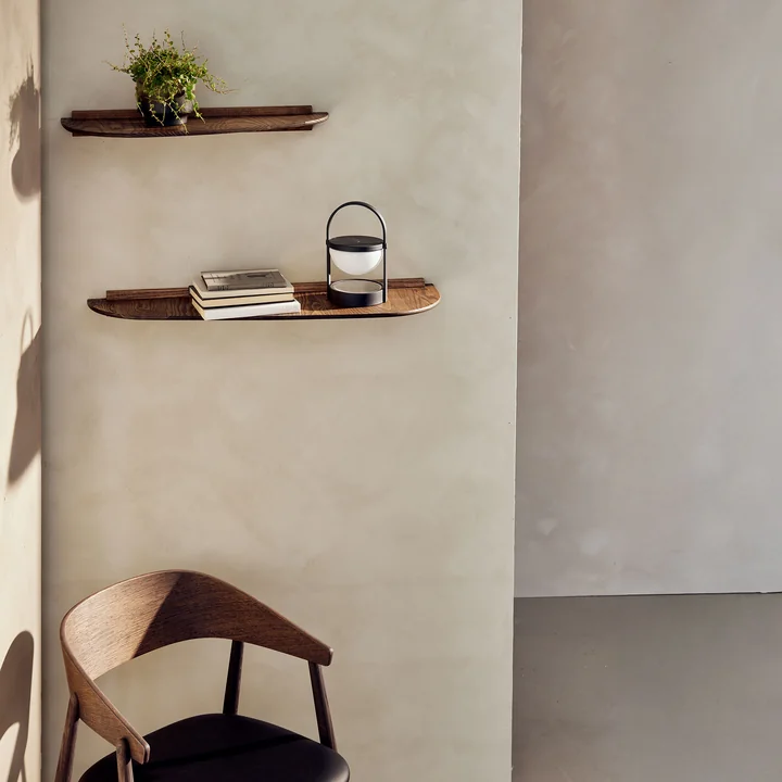 Wall shelf, smoked ash from Andersen Furniture