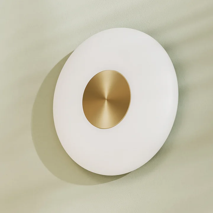 Northern - Glint LED wall light, small, black matt, Ø 25 cm