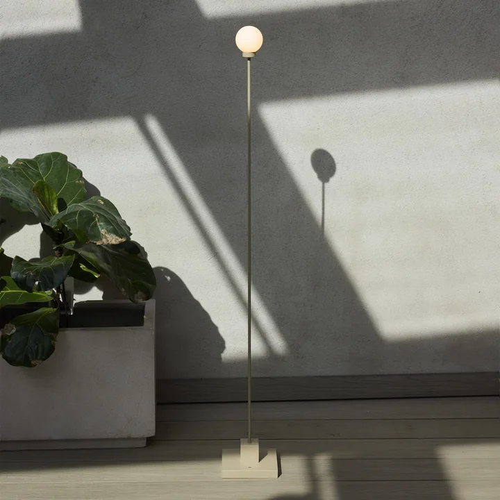Northern - Snowball LED floor lamp with rechargeable battery, gray beige