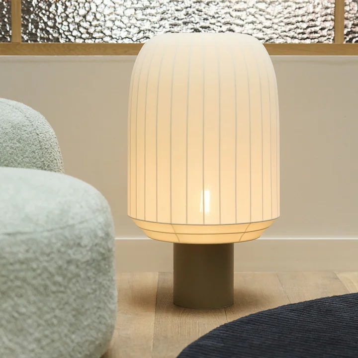 Northern - Tradition floor lamp, Ø 39 cm / H 70 cm, offwhite / gray-beige