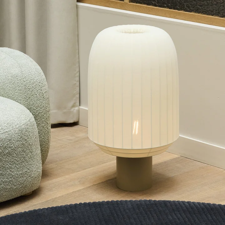 Northern - Tradition floor lamp, Ø 39 cm / H 70 cm, offwhite / gray-beige