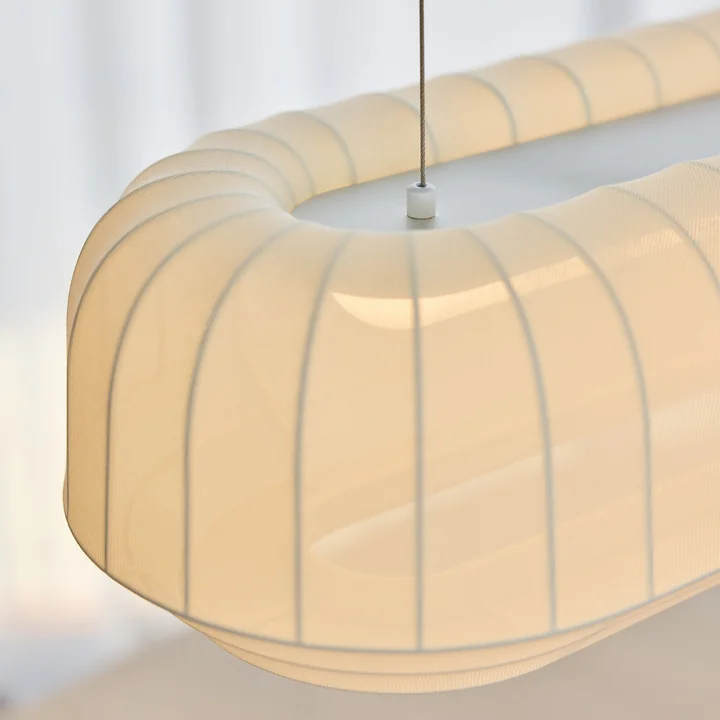 Northern - Tradition LED pendant light, linear, L 120 cm, off-white