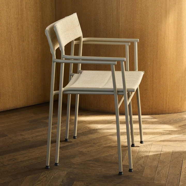 Northern - Vev armchair, gray beige / natural