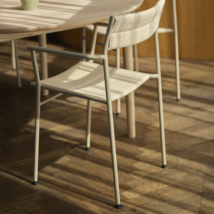 Northern - Vev armchair, gray beige / natural