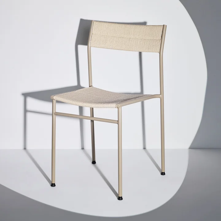 Northern - Vev chair, gray beige / natural