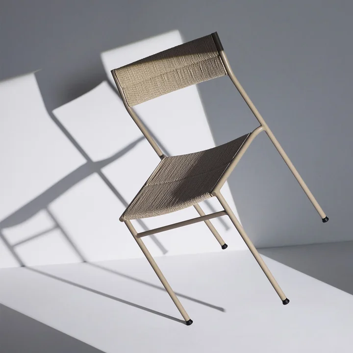 Northern - Vev chair, gray beige / natural