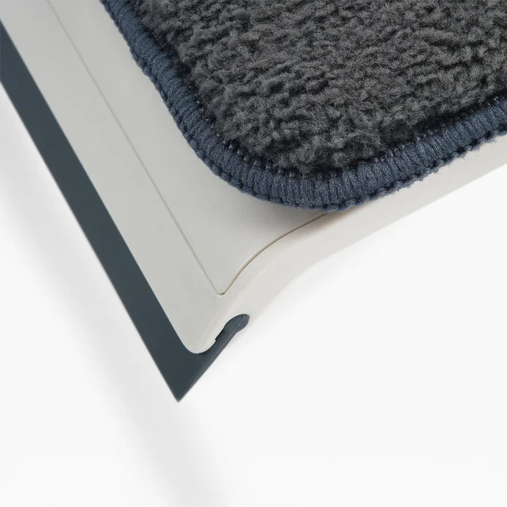 Joseph Joseph - CleanTech 2-in-1 microfiber window wiper and squeegee, stone