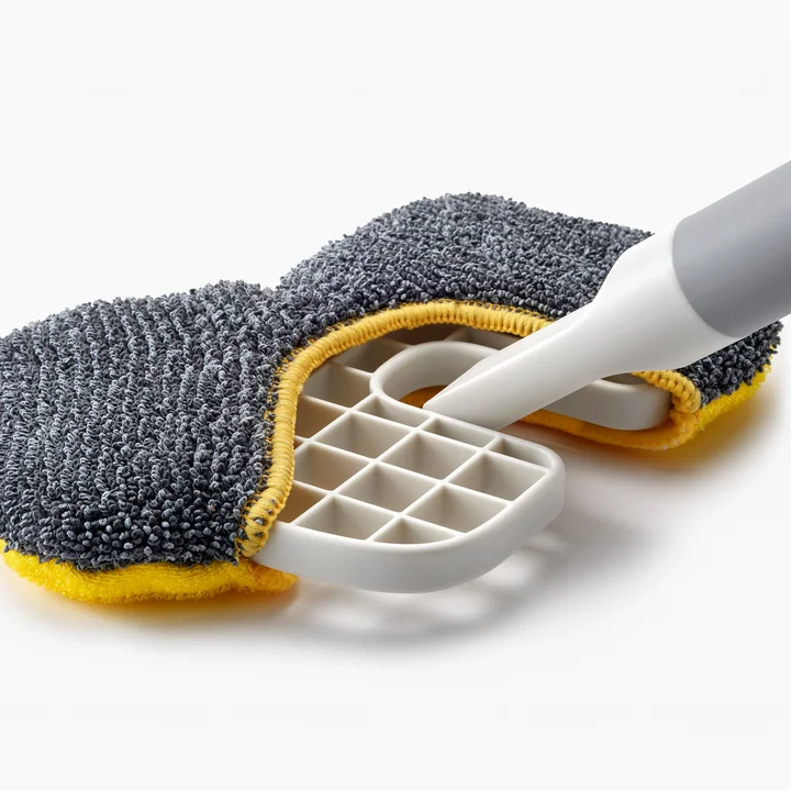 Joseph Joseph - CleanTech 2-in-1 microfiber hand wiper, light stone