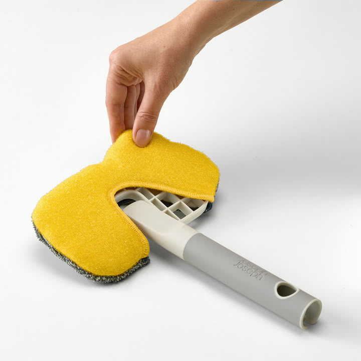 Joseph Joseph - CleanTech 2-in-1 microfiber hand wiper, light stone