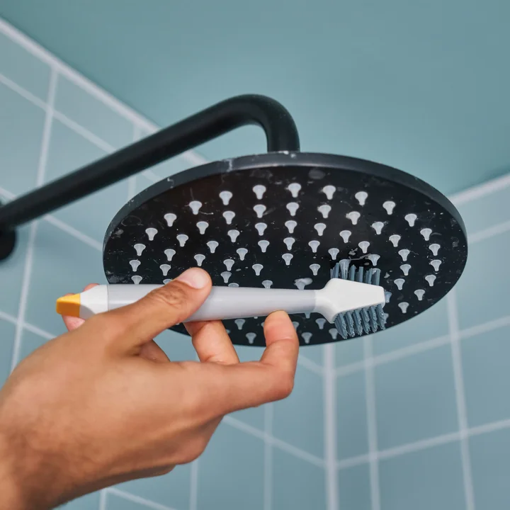 Joseph Joseph - CleanTech 3-in-1 small cleaning brush with handle, light stone