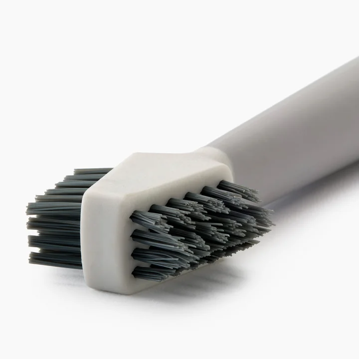 Joseph Joseph - CleanTech 3-in-1 small cleaning brush with handle, light stone
