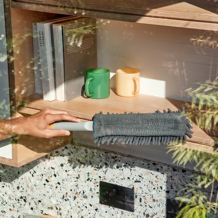 Joseph Joseph - CleanTech 3-in-1 microfiber dust mop, light stone