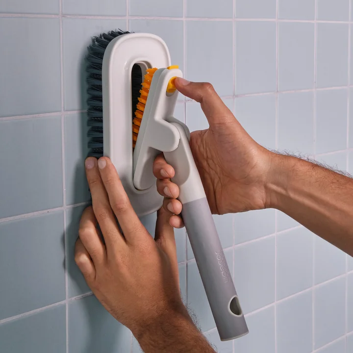 Joseph Joseph - CleanTech scrubbing brush, light stone