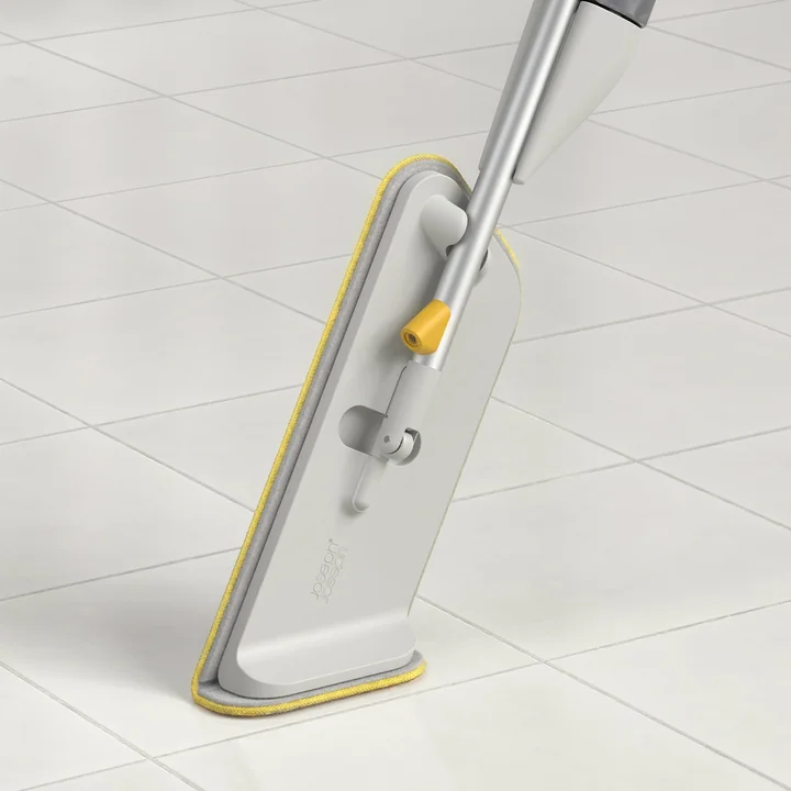 Joseph Joseph - CleanTech Spray mop with scouring pad, light stone