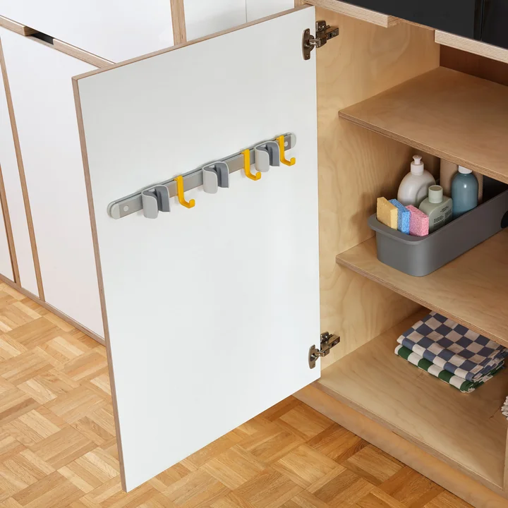 Joseph Joseph - CleanTech wall bracket for cleaning tools, silver