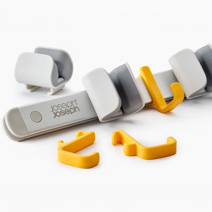 Joseph Joseph - CleanTech wall bracket for cleaning tools, silver